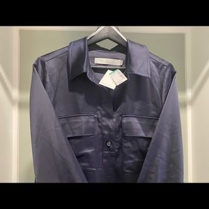 Simons Contemporaine navy 3/4 length dress